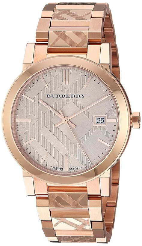 burberry rose gold-tone dial stainless steel quartz ladies watch bu9039|Burberry Rose Gold.